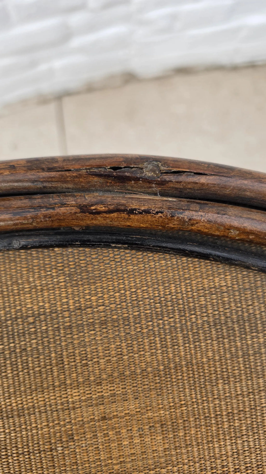 Antique French Bamboo Side Table Japonisme Aesthetic Movement Oval Rattan Cane Occasional Table Victorian Chinoiserie Furniture - Image 19