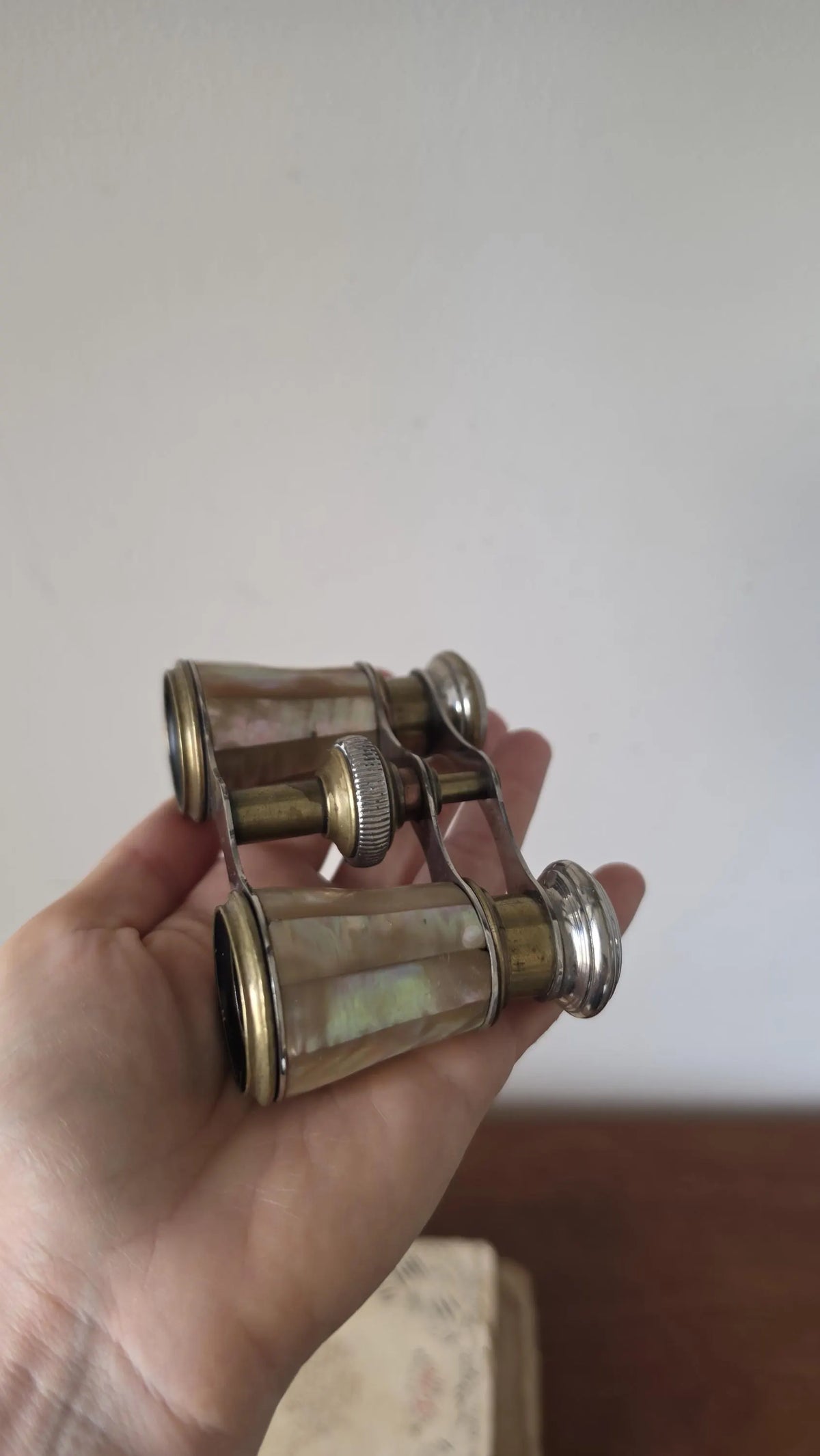 Antique Colmont Paris Mother of Pearl Opera Glasses, French Brass Binoculars, Theater Binoculars, Grand Tour Decor, Collectible Optics - Image 12