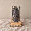 Rare Antique Santa Claus Chocolate Mold, Father Christmas Metal Mould, Primitive Confectionery Form, European Holiday Collectible - Image 1