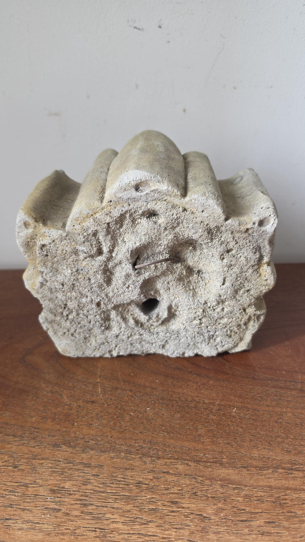 1700s French Gothic Stone Gargoyle Lion Head, Antique Church Architectural Fragment, Medieval Grotesque Sculpture Wall Decor - Image 11
