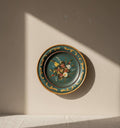 Vintage Swedish Hand Painted Wooden Plate