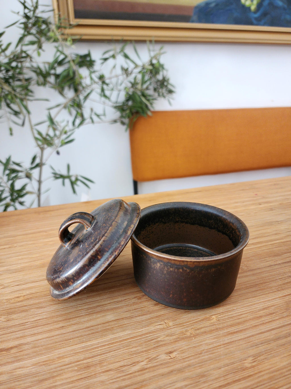 Arabia Ruska Espresso Set 12 Cups Saucers Coffee Pot Sugar Bowl Creamer Finland Ulla Procope Vintage Nordic Stoneware Midcentury