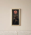 Vintage Rose Needlepoint Art