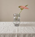 Vintage Hand Blown Glass Wire Sculpture