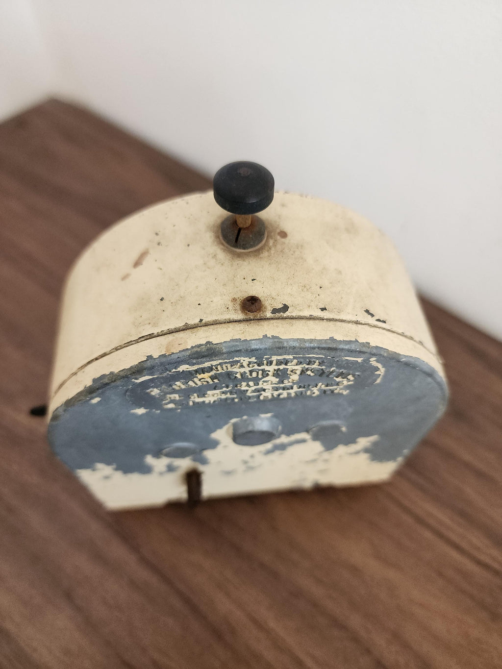 Vintage Smiths Industrial Timer, Non Working Mid Century English Stopwatch, Cream Metal Desk Clock, Retro Kitchen Decor, Made in England
