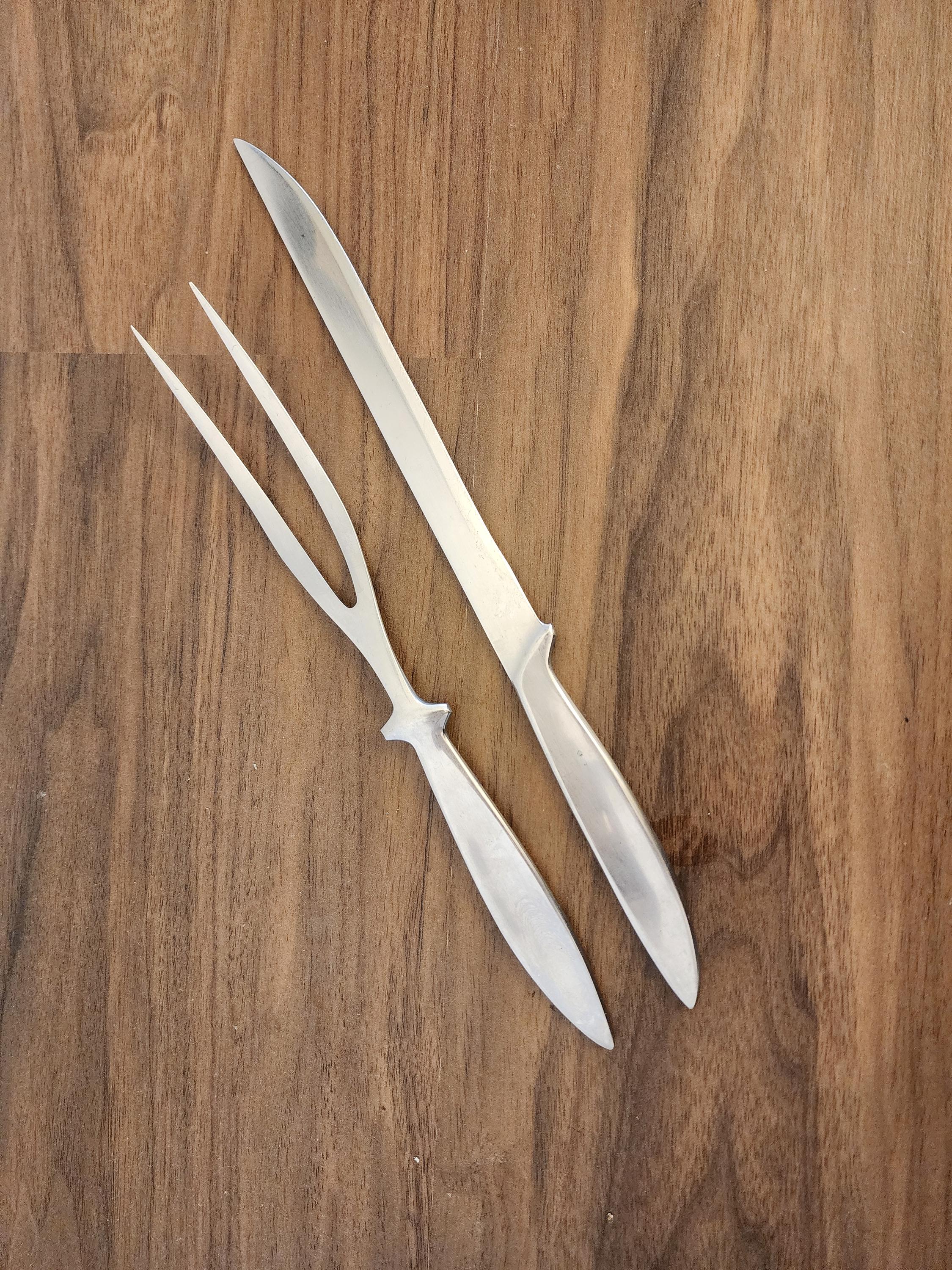 Vintage Sweden Stainless Carving Set