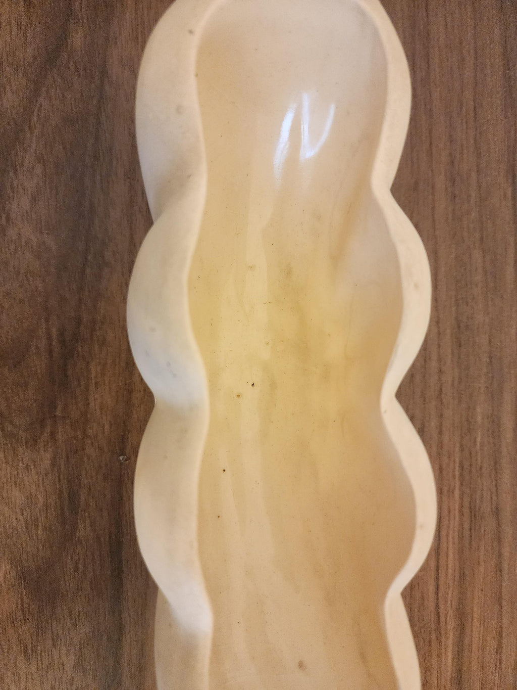 Rare Fulham Pottery Sculptural Bowl, Hand-Signed Adler Ware, Spry-Era English Art Pottery Centrepiece, Unglazed Cream Vessel