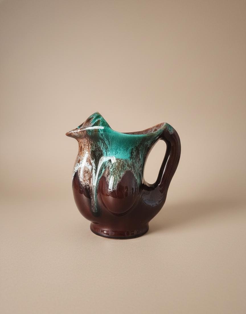 Vintage Studio Pottery Jug Vase