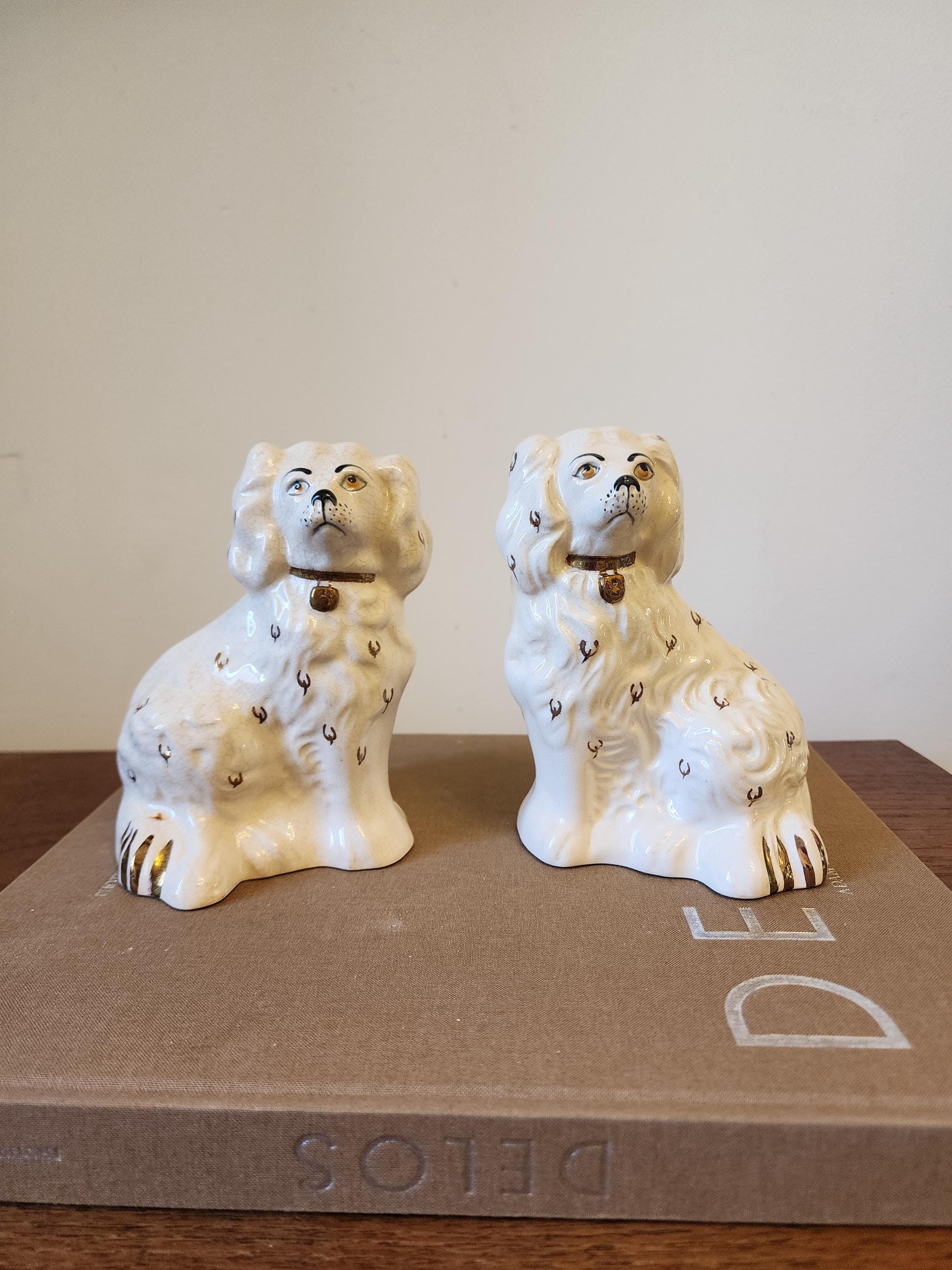 Vintage Beswick Staffordshire Dogs Pair