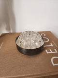 Vintage Glass Flower Frog Paris Clear Floral Arranger Vase Insert Frog Bowl Centerpiece Ikebana Mid Century Floral Supply Hom