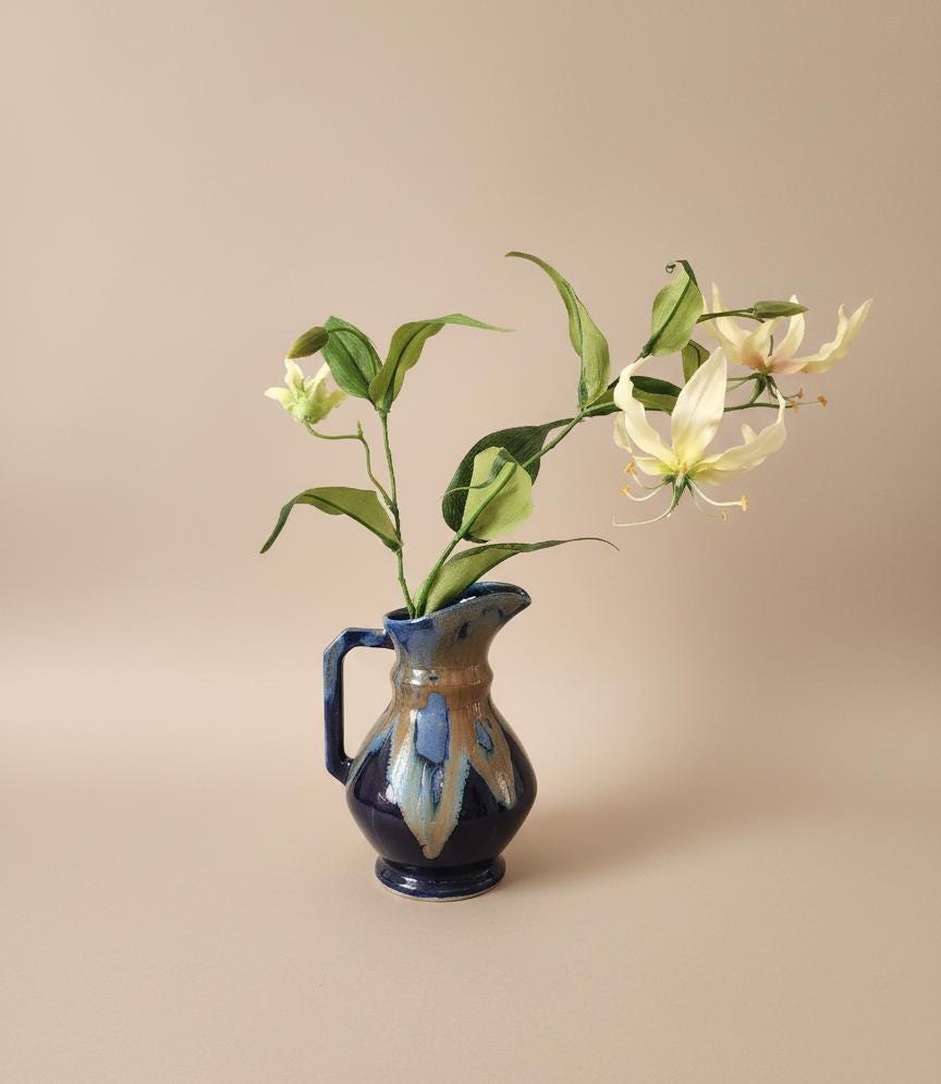 Vintage Studio Pottery Jug Vase