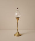 Vintage 1970s German Brass Oil Lamp