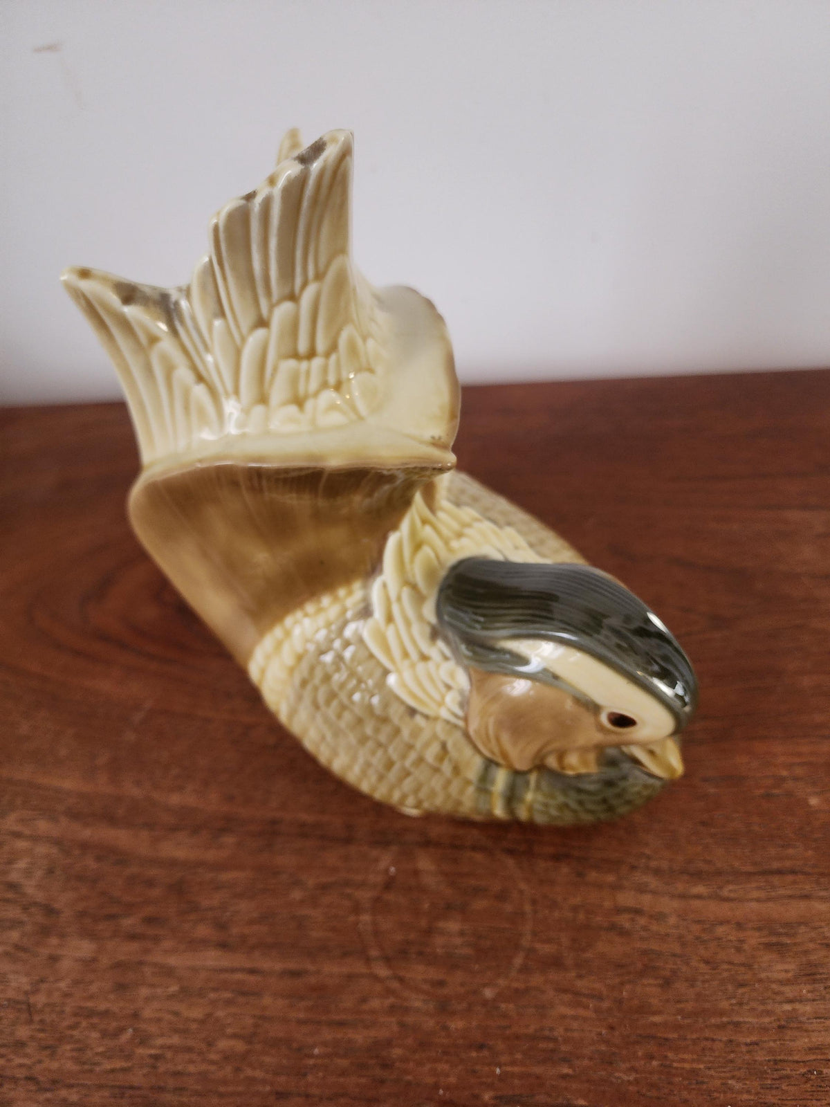 Rare Retired Lladró 4695 Mandarin Duck Figurine, Hand Painted Spanish Porcelain, Vintage Collectible Bird Sculpture, 1970s Lladró Spain