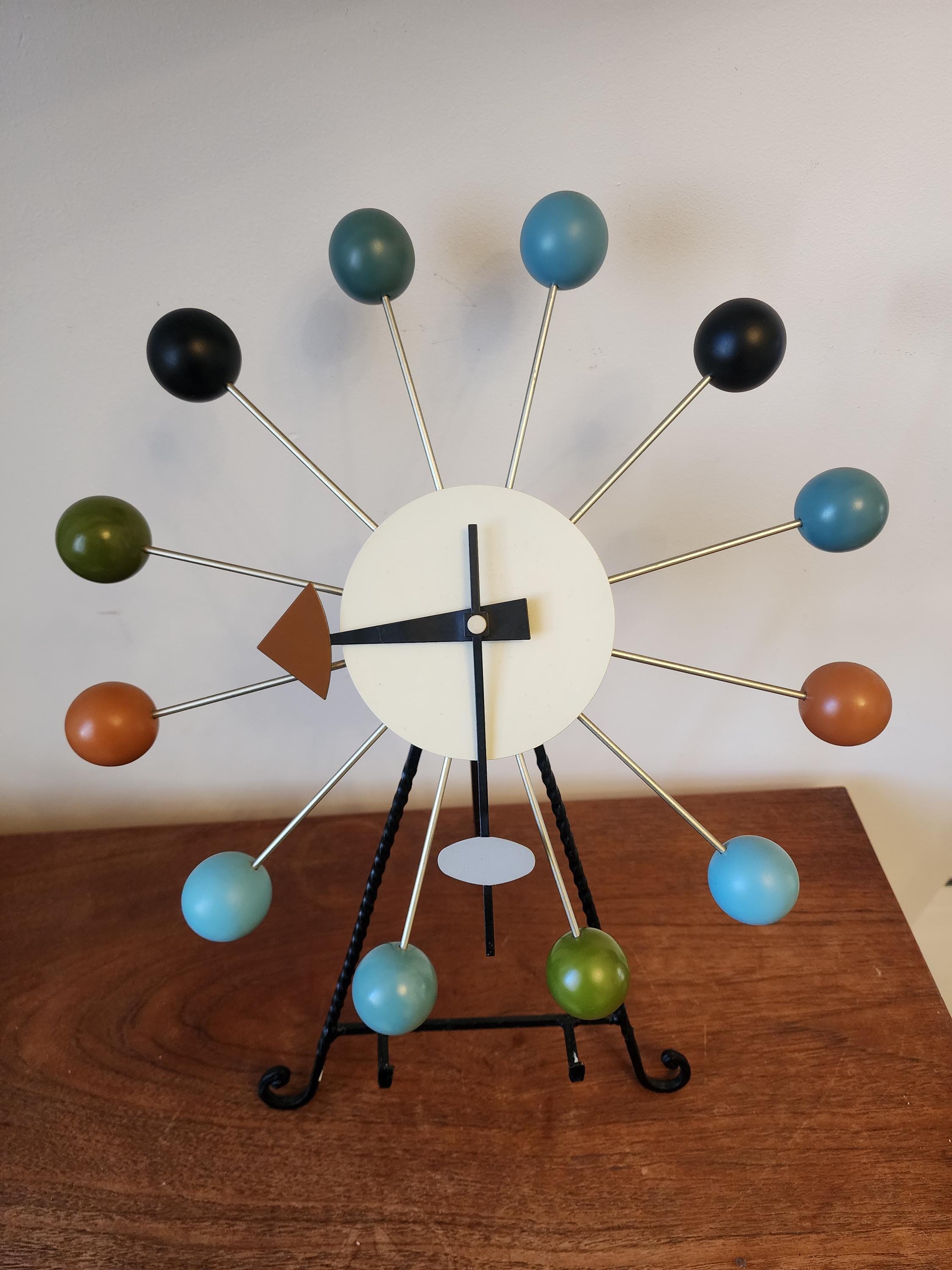 Vintage George Nelson Style Ball Clock
