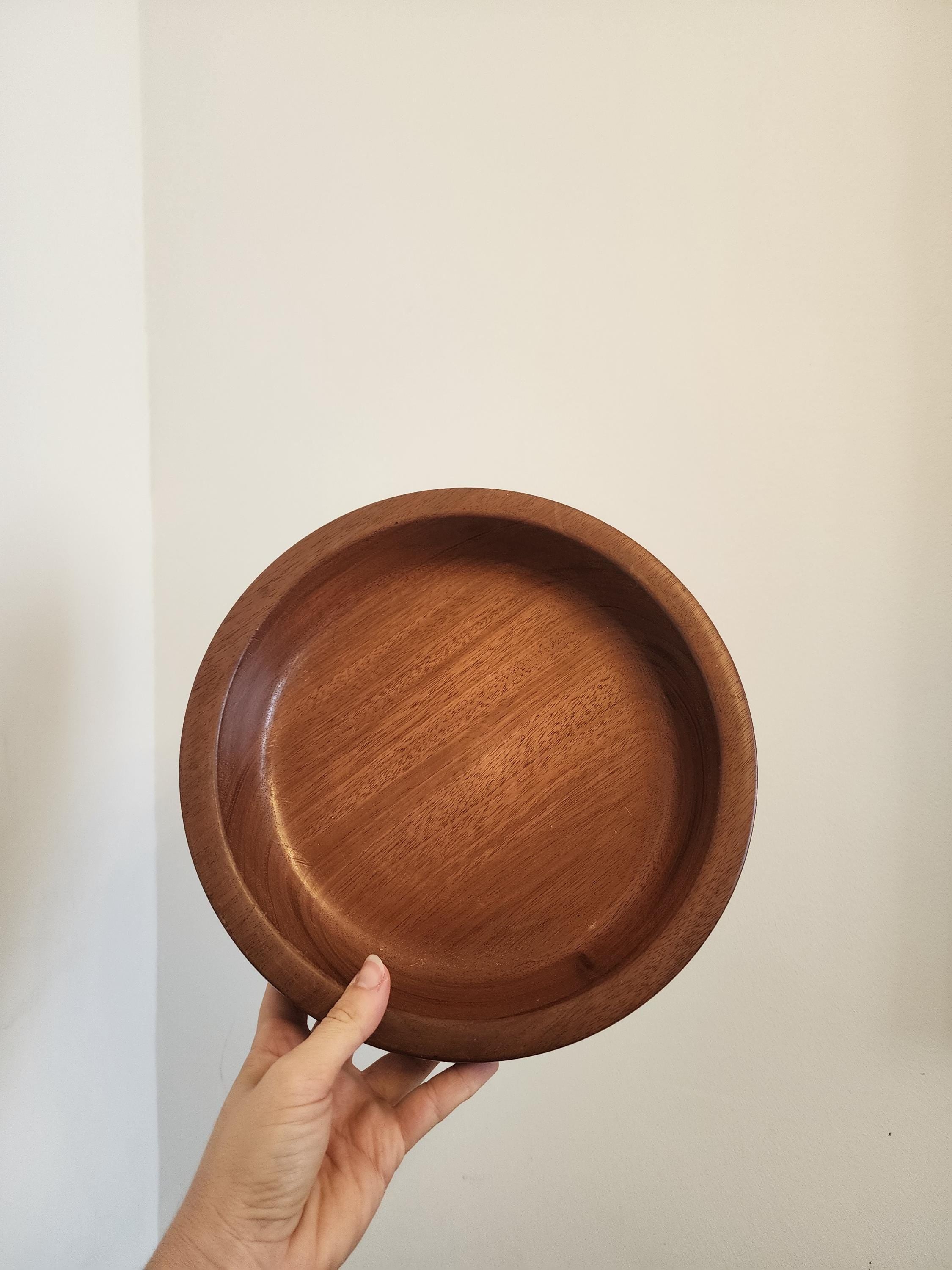 Vintage Teak Wood Bowl