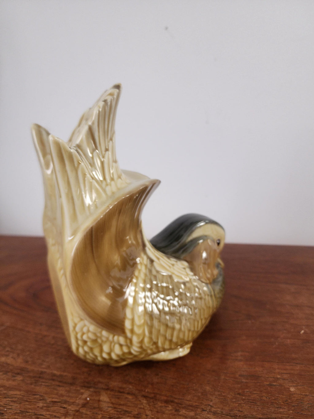 Rare Retired Lladró 4695 Mandarin Duck Figurine, Hand Painted Spanish Porcelain, Vintage Collectible Bird Sculpture, 1970s Lladró Spain