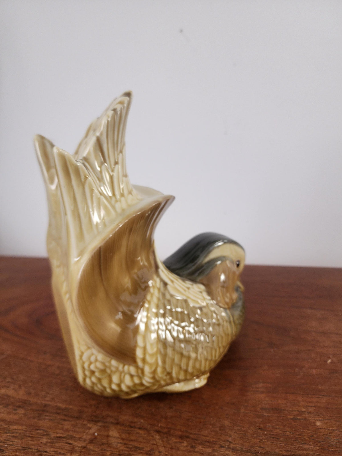 Rare Retired Lladró 4695 Mandarin Duck Figurine, Hand Painted Spanish Porcelain, Vintage Collectible Bird Sculpture, 1970s Lladró Spain