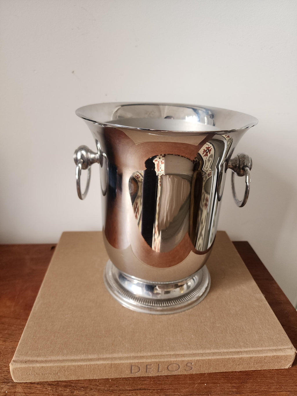 Vintage French Champagne Bucket Jean Couzon Stainless Steel Ice Bucket Wine Cooler France Barware 1970s Mid Century Entertaining