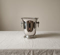 Vintage French Champagne Bucket Jean Couzon Stainless Steel Ice Bucket Wine Cooler France Barware 1970s Mid Century Entertain