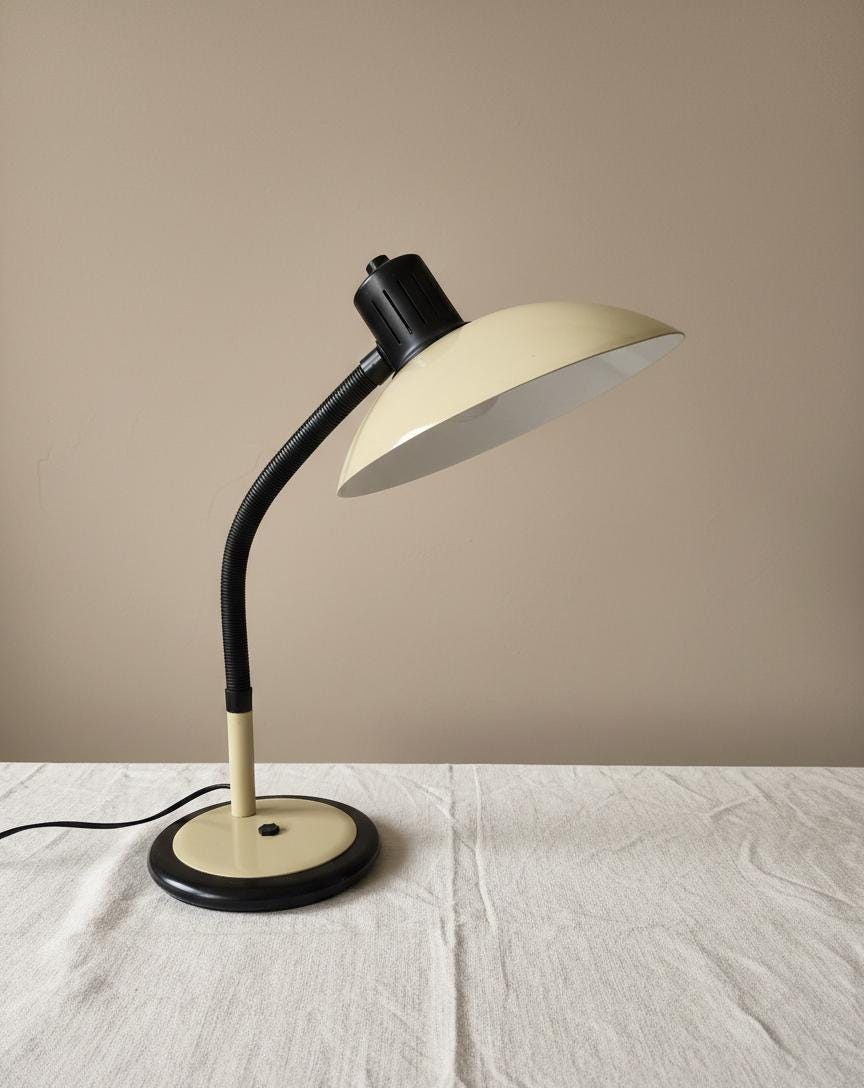Vintage Gooseneck Desk Lamp