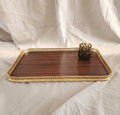 Vintage Gold Gallery Tray
