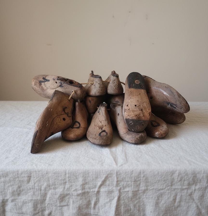 Vintage Wooden Shoe Last Collection