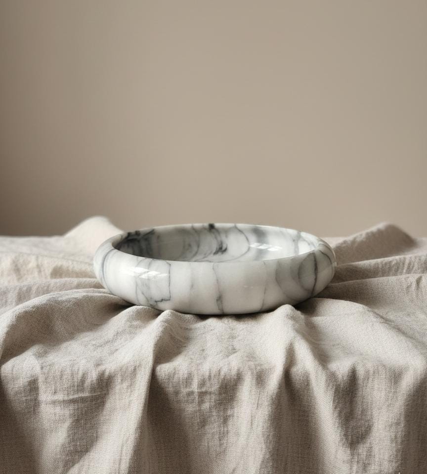 Vintage Marble Bowl