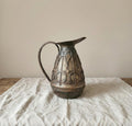 Vintage Hammered Metal Jug