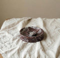 Vintage Red Marble Ashtray
