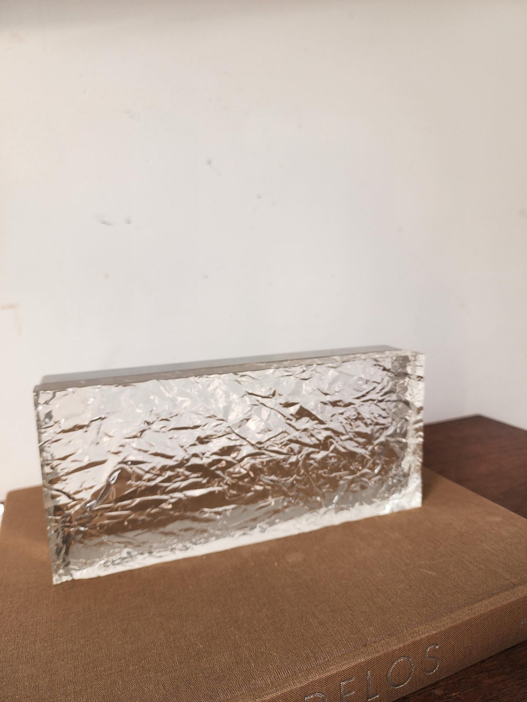 Willy Rizzo Style Lucite Ice Box, Mid Century Modern Lucite Chrome Decorative Box, Hollywood Regency Jewelry Box, Vintage Modernist Desk Box