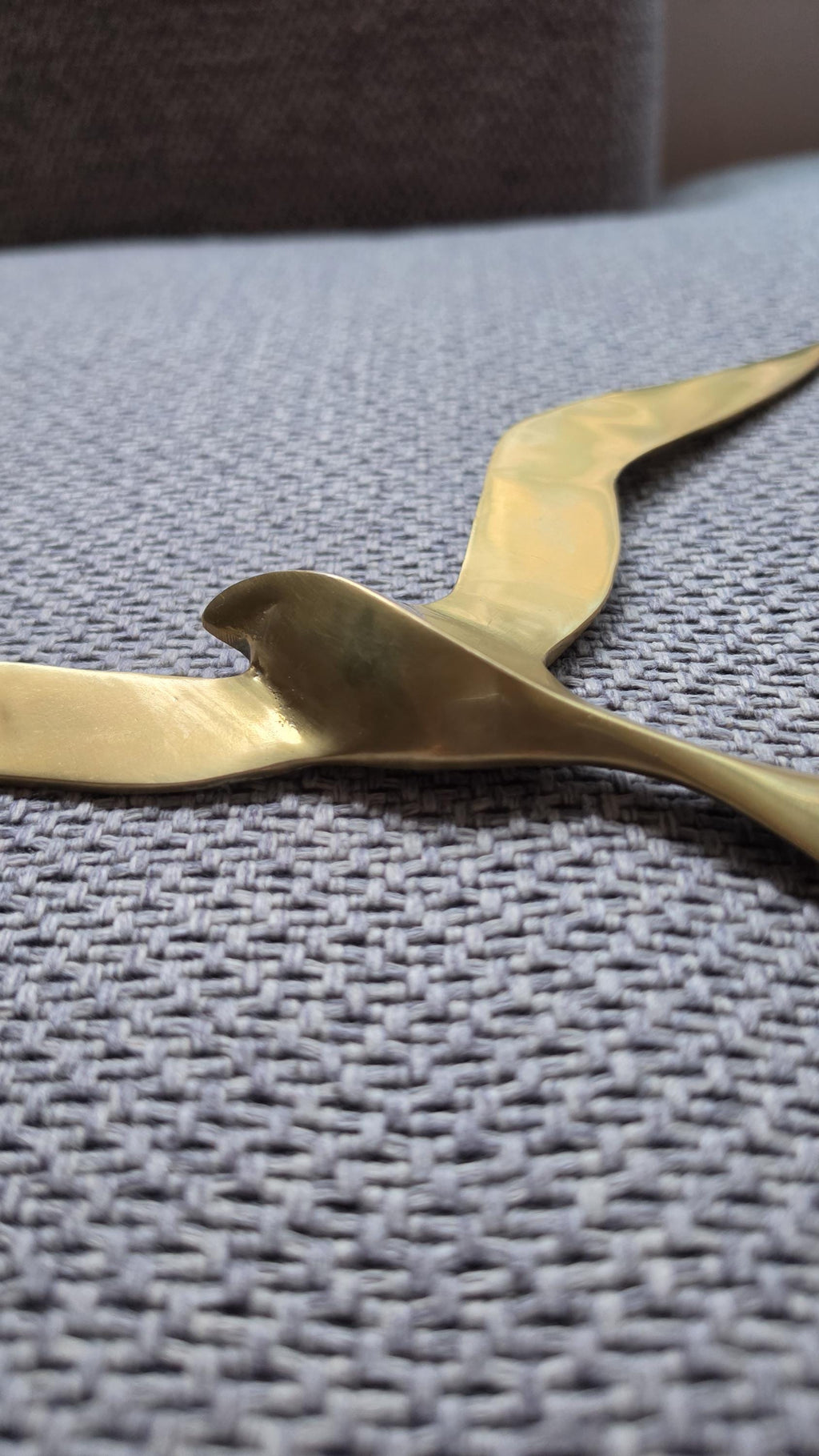 Vintage Brass Seagull Wall Decor, Mid Century Modern Flying Bird Wall Art, Minimalist Coastal Sculpture, Hollywood Regency Accent