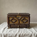 Antique Tramp Art Jewelry Box 1898