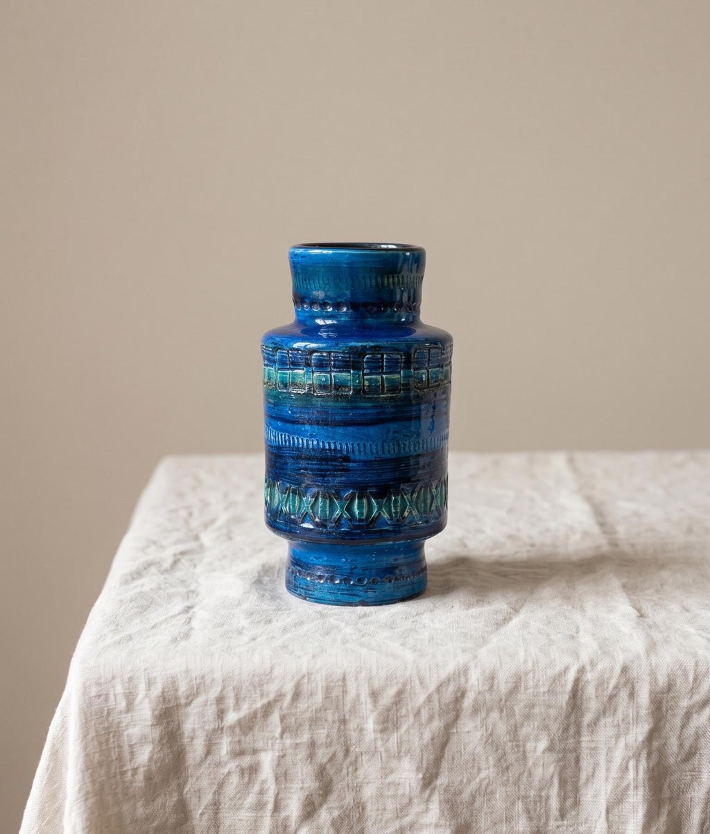 Vintage Bitossi Rimini Blu Vase