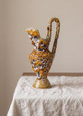 Vintage West German Fat Lava Ewer Vase