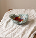 Vintage Vallauris Style Lava Glaze Bowl