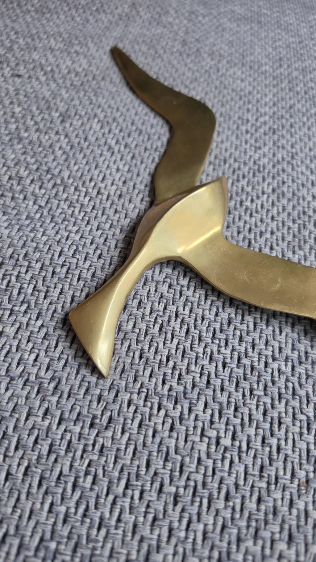 Vintage Brass Seagull Wall Decor, Mid Century Modern Flying Bird Wall Art, Minimalist Coastal Sculpture, Hollywood Regency Accent