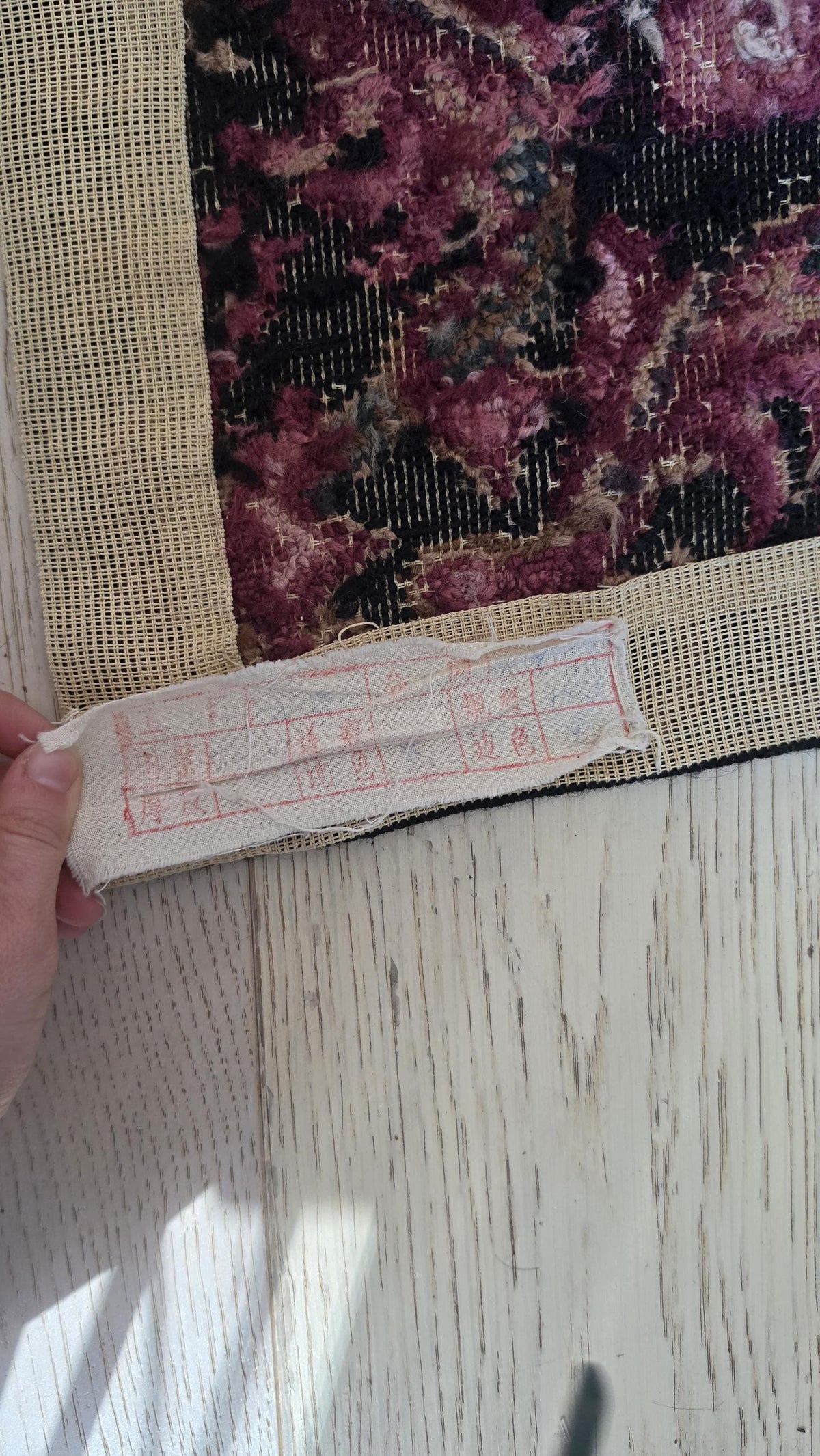 Large Vintage Floral Needlepoint Rug, Rose Tapestry Carpet, Cottagecore Decor, Chateau Style Rug, Traditional Floral Textile