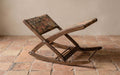 Vintage French Floral Folding Footstool