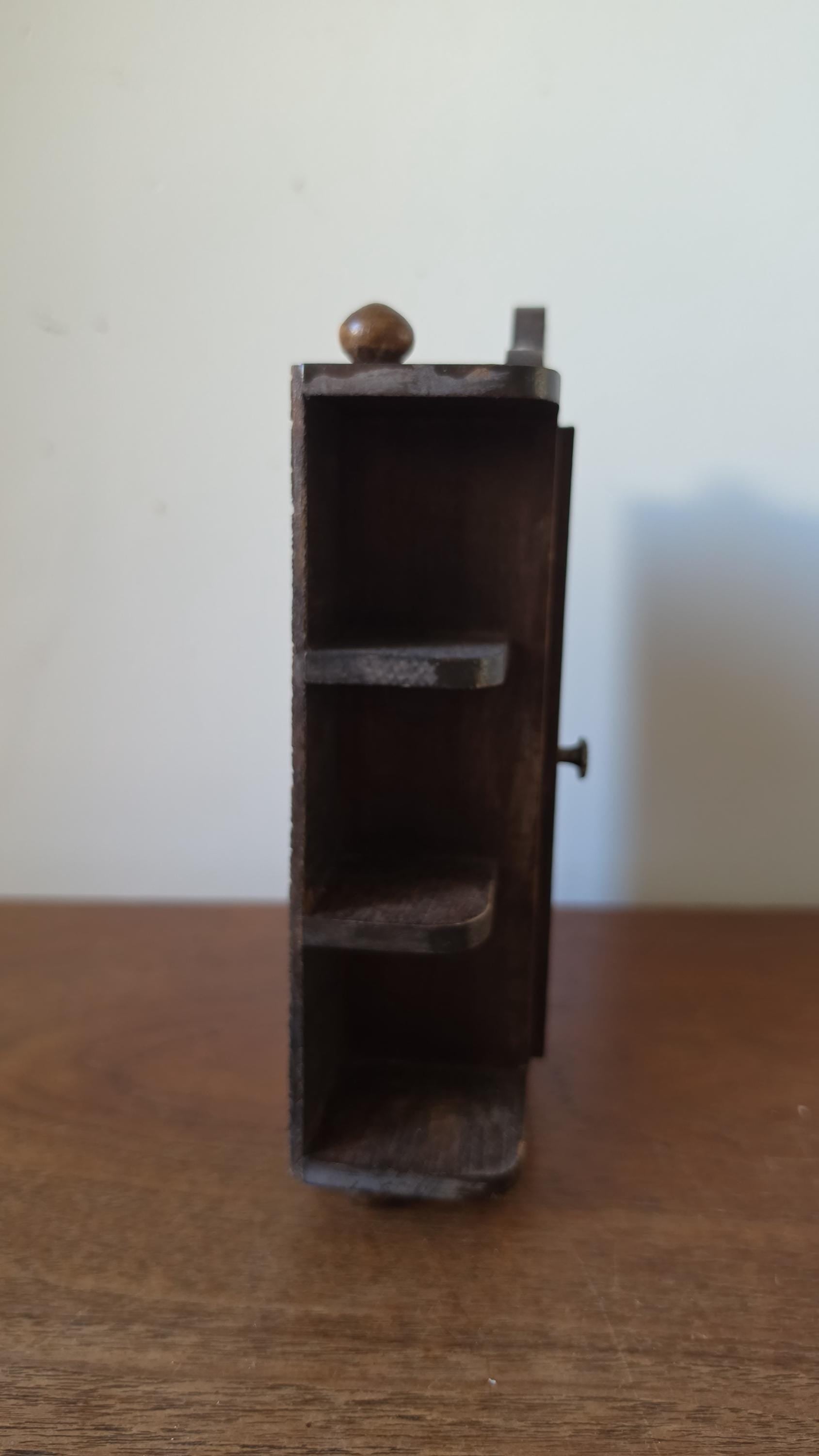 Vintage Wooden Wall Cabinet Shelf, Mini Glass Door Curio Cabinet, Rustic Storage Shelf, Small Display Cabinet, Farmhouse Wall Organizer