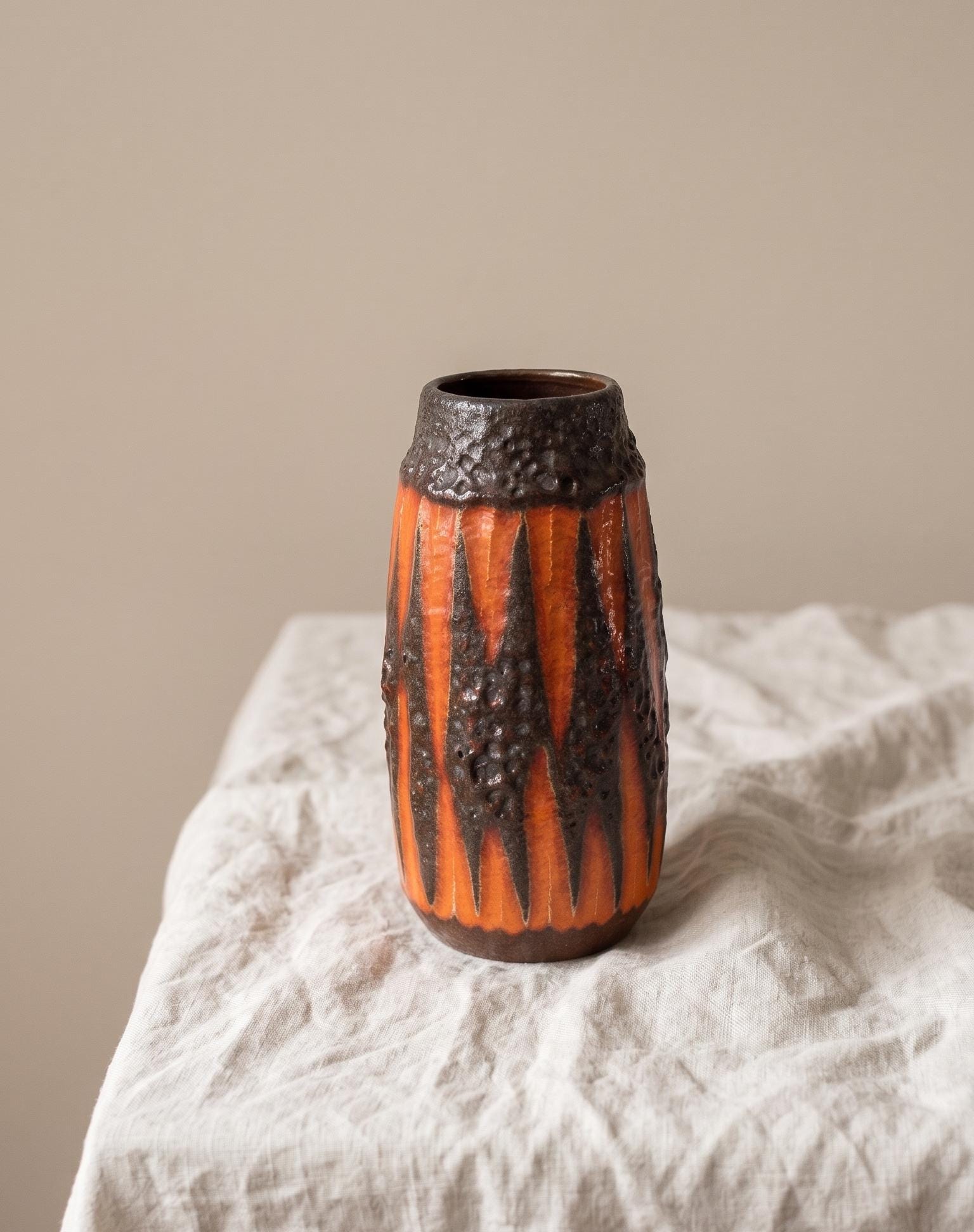 Vintage West German Pottery Vase