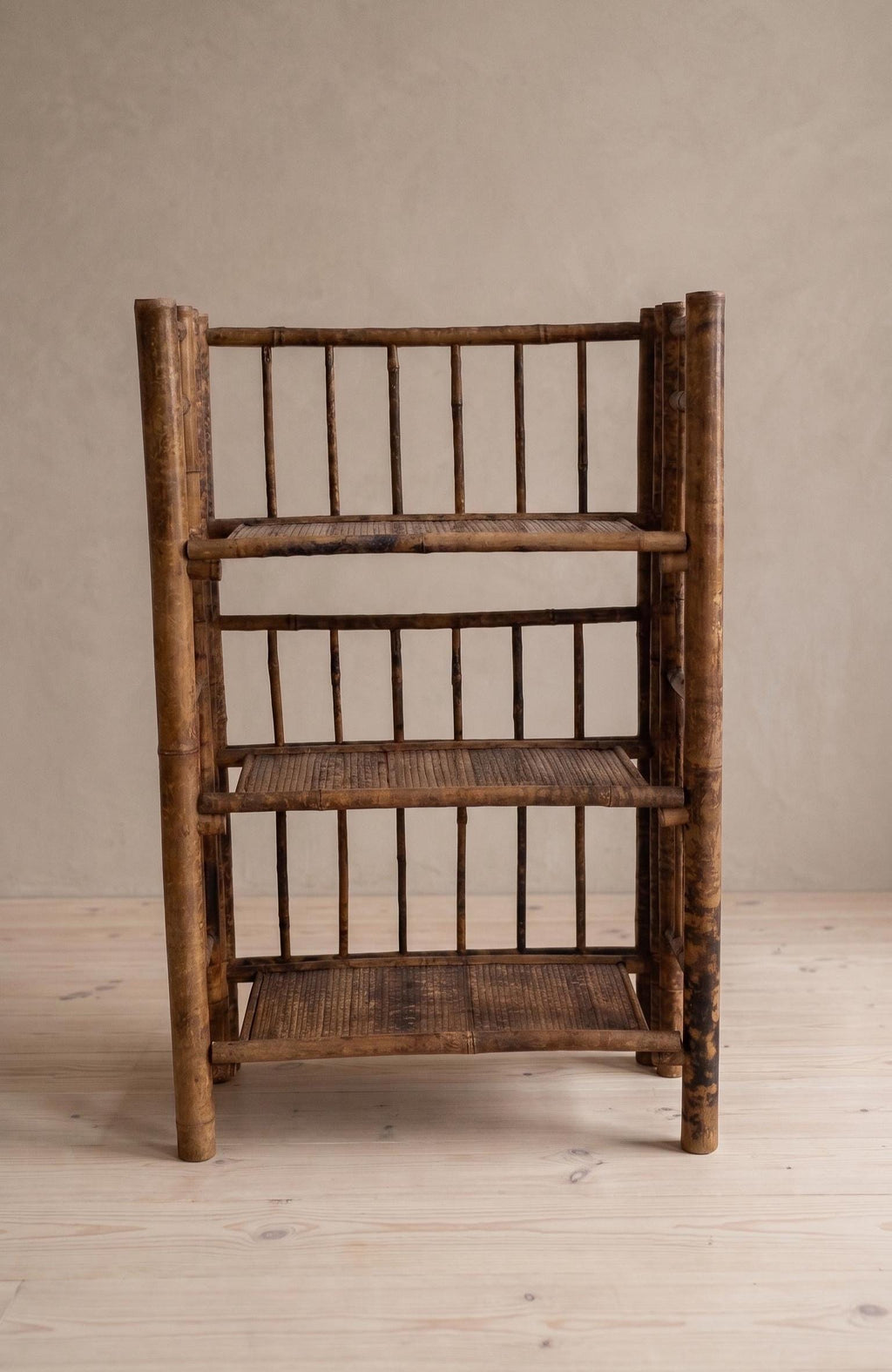 Vintage Tiger Bamboo Shelf