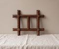 Vintage Tramp Art Double Picture Frame