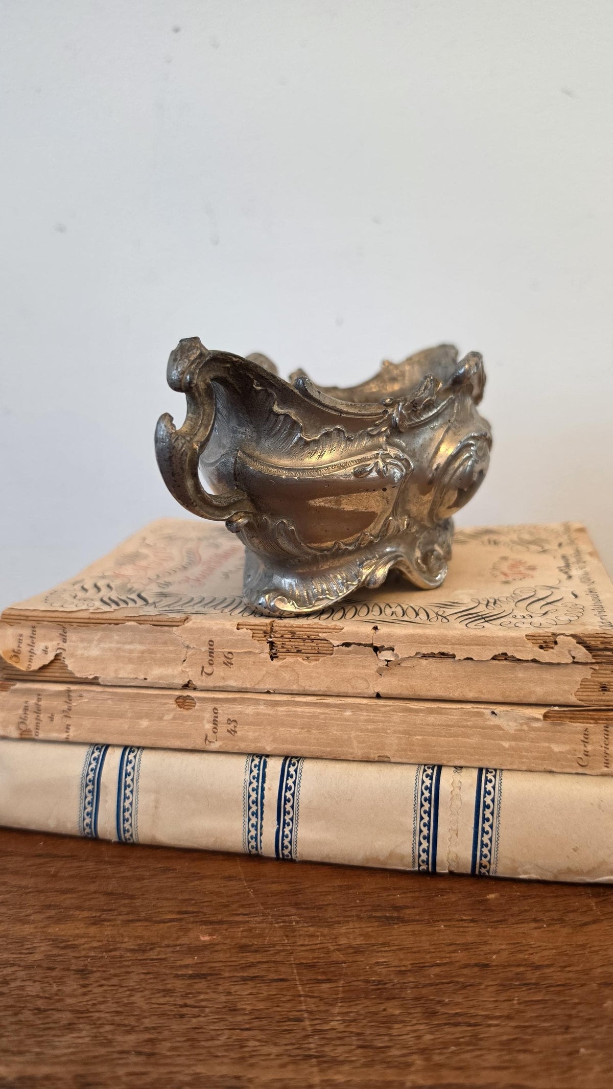 Antique Rococo Silver Plate Jardiniere, Ornate French Style Centerpiece Bowl, Victorian Footed Planter Cachepot, Baroque Decorative Vessel