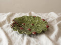 Vintage Majolica Strawberry Plate