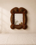 Antique Tramp Art Mirror