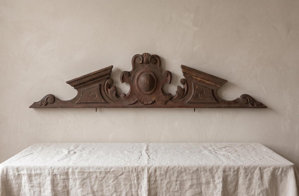 Antique Victorian Architectural Pediment