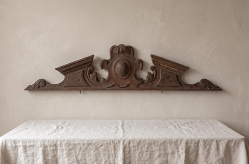 Antique Victorian Architectural Pediment