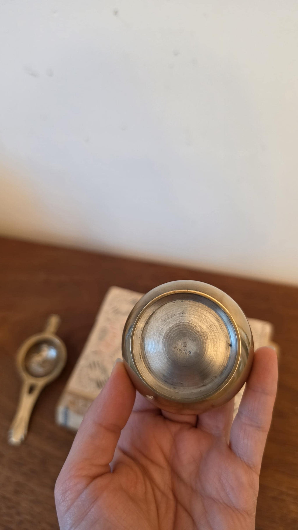 Vintage Silver Plated Tea Strainer with Drip Bowl, Tarnished Loose Leaf Tea Sieve, English Tea Accessory, Decorative Serving Piece