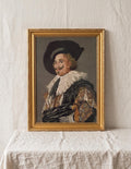 Vintage Framed Needlepoint Portrait