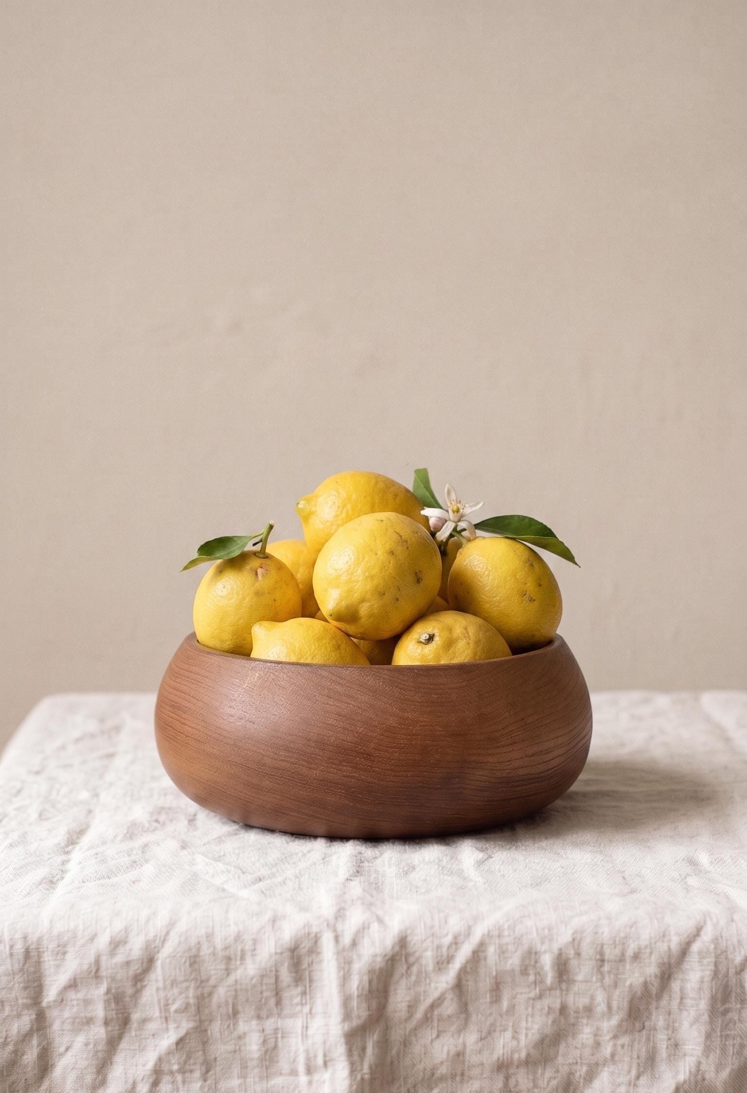 Vintage Hand Turned Wooden Bowl
